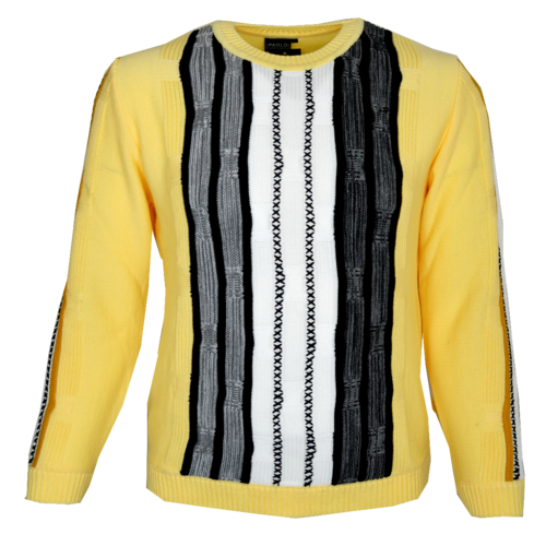 Original Paolo Deluxe® Sweater  Rundhals in Gelb
