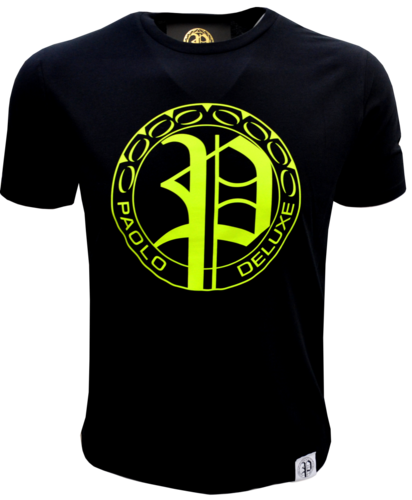 Paolo Deluxe® T-Shirt Logo Black/Neon Green