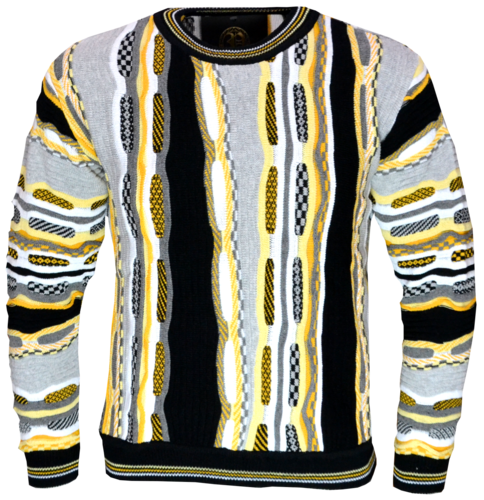 Original Paolo Deluxe® Sweater Modell "Cascappo" in Gelb